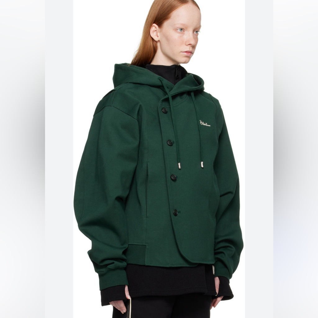Ader Error Green Fluic Hoodie Jumper 16 Unisex Size A2 New
